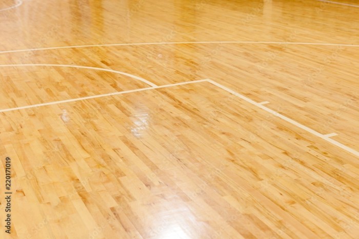 Basketball Court Floor Review proyek lantai parket lapangan basket sekolah