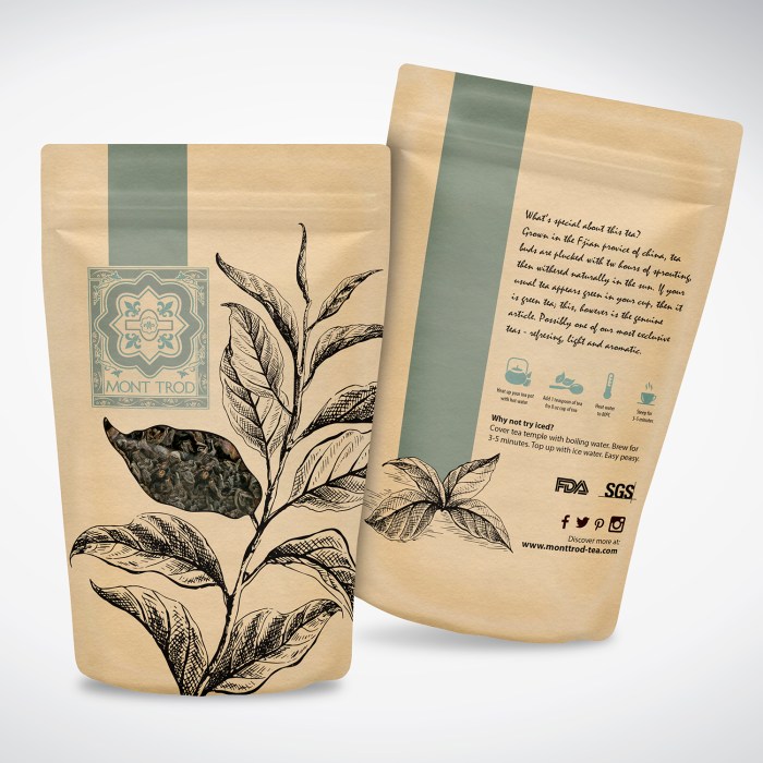 Herbal tea packaging using a kraft stand up pouch | 23 Packaging ... Herbal tea packaging using a kraft stand up pouch | 23 Packaging ...