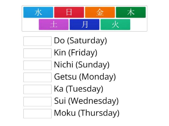 Japanese days of the week infographic.pdf Japane… - 8JAPN japanese days ... Japanese days of the week infographic.pdf Japane… - 8JAPN japanese days ...