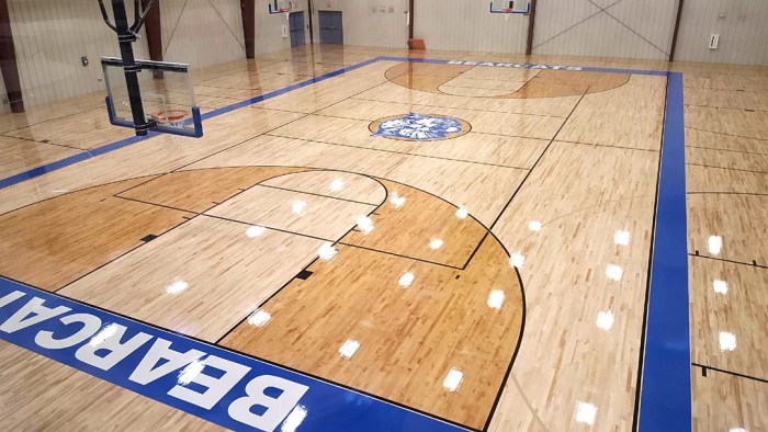 Basketball Hardwood Flooring - Connor Maple Flooring - Connor Subfloor ... Review proyek lantai parket lapangan basket sekolah