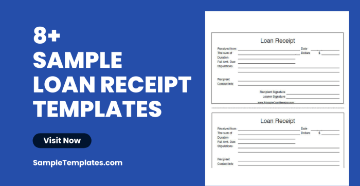 Personal Loan Receipt