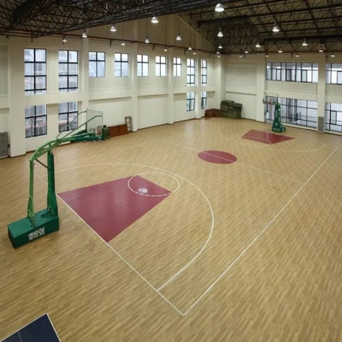 Lantai parket olahraga shock absorption