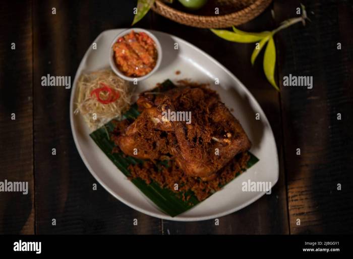 Delicious and Savory Galangal Fried Chicken Stock Illustration ...