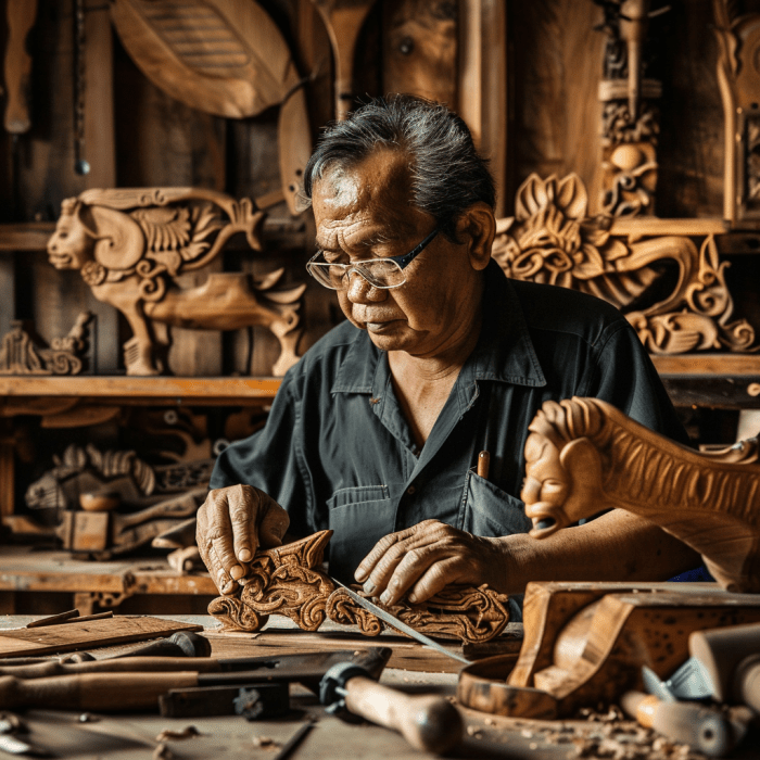 The Evolution And Significance Of Indonesian Woodworking Furniture ... Kerajinan kayu jati belanda