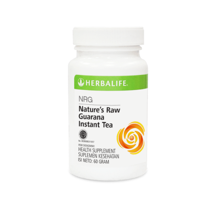 Serbuk teh - N.R.G Instant Tea 60 gram | Herbalife Nutrition ID Tea nrg herbalife