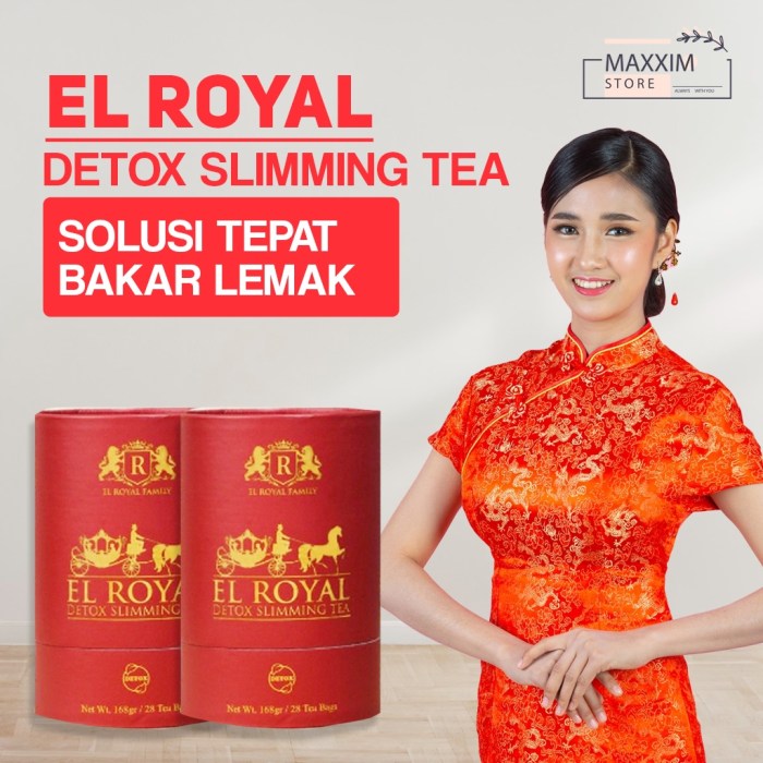 Jual El Royal Detox Slimming Tea - Teh Detox 2 Pcs - 5X Lebih Cepat ... Jual El Royal Detox Slimming Tea - Teh Detox 2 Pcs - 5X Lebih Cepat ...