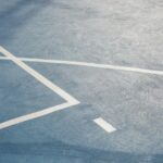 White lines on basketball floor texture Stock Photo | Adobe Stock