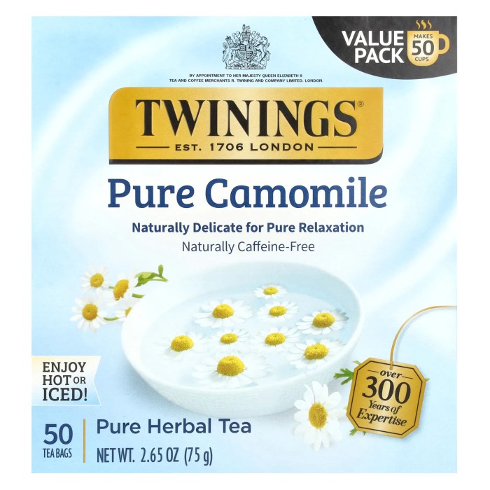 McCormick 25 Count Box Caffeine Free Chamomile Tea Bags - Shop Tea at H-E-B
