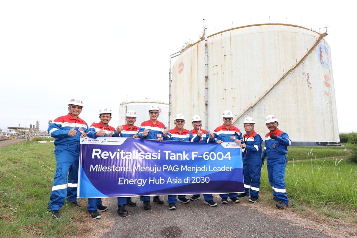 Revitalisasi Tangki LNG Arun Capai 81 Persen, Siap Beroperasi Akhir 2025 Revitalisasi Tangki LNG Arun Capai 81 Persen, Siap Beroperasi Akhir 2025