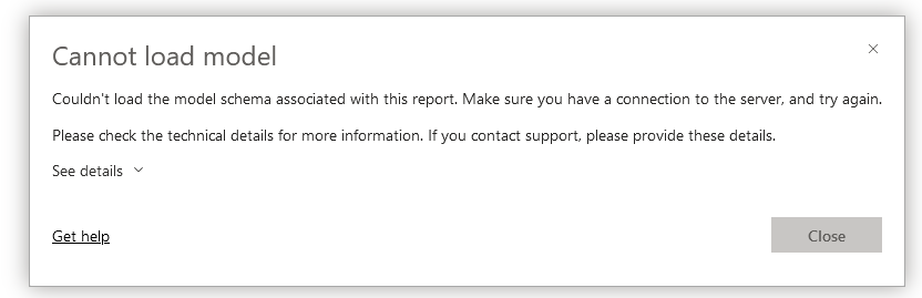 Power BI tile error: Couldn't retrieve the data for this visual. Please ... Teh celup bunga telang
