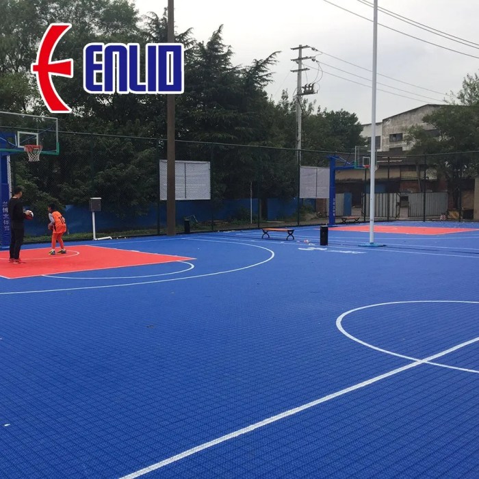 Enlio Fiba Ses Flooring Tile for Sports Court - China Interlock ... Sertifikasi material lantai olahraga FIBA