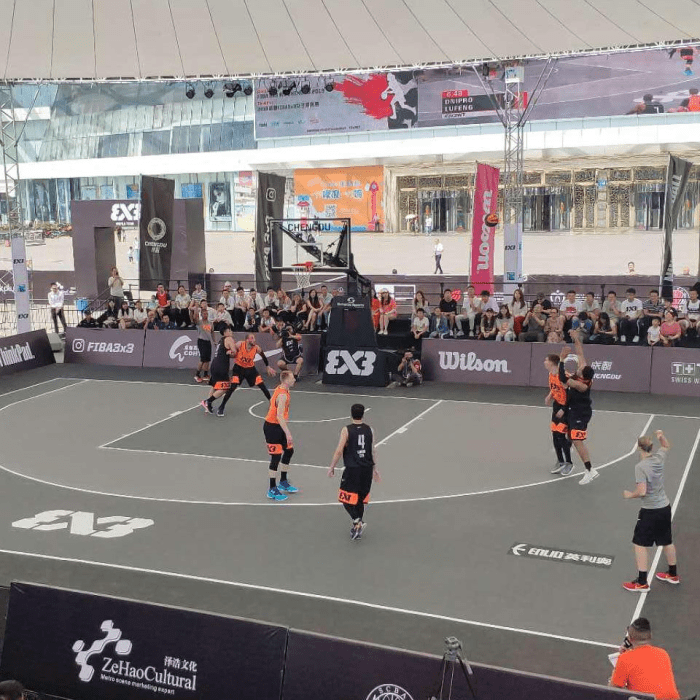 Fiba 3X3 Ses Interlocking Basketball Sports Flooring - Fiba3X3 and ...