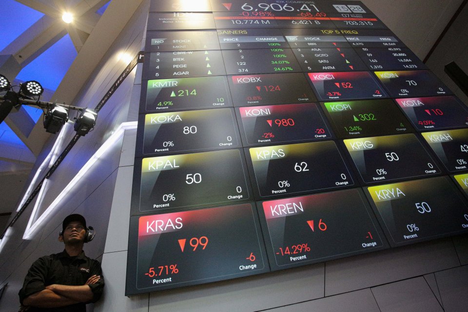 IHSG Merosot 154 Poin ke Level 8.117 di Akhir Perdagangan