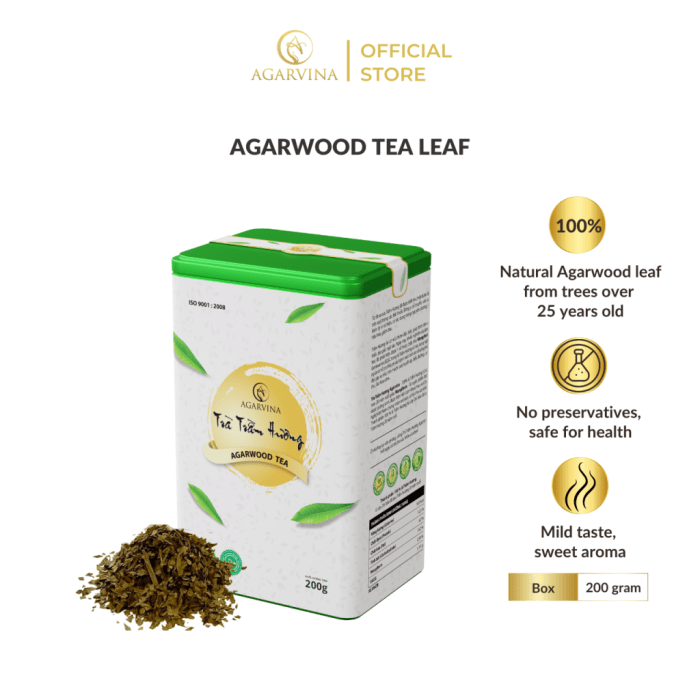 4 Pure 100% Agarwood Tea Products From AGARVINA » Tinh Hoa Trầm Việt Teh gaharu herbal