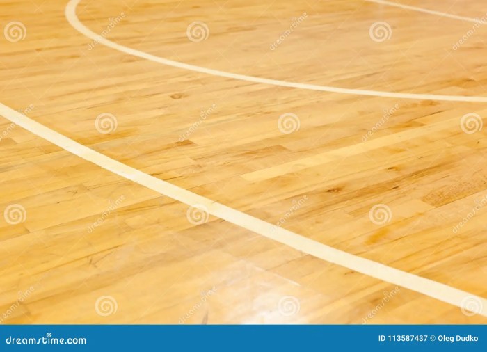 Wooden Floor of Basketball Court Stock Image - Image of gymnasium ... Lantai kayu untuk lapangan basket indoor