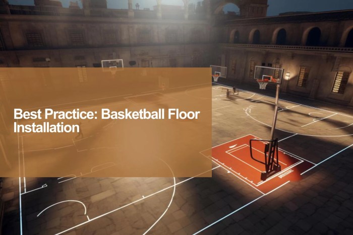 PT. Jati Luhur Agung - Best Practice: Basketball Floor Installation