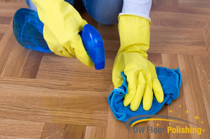 Steps on How to DIY Parquet Polishing - DW Floor Polishing Singapore Cara membersihkan noda pada lantai parket olahraga