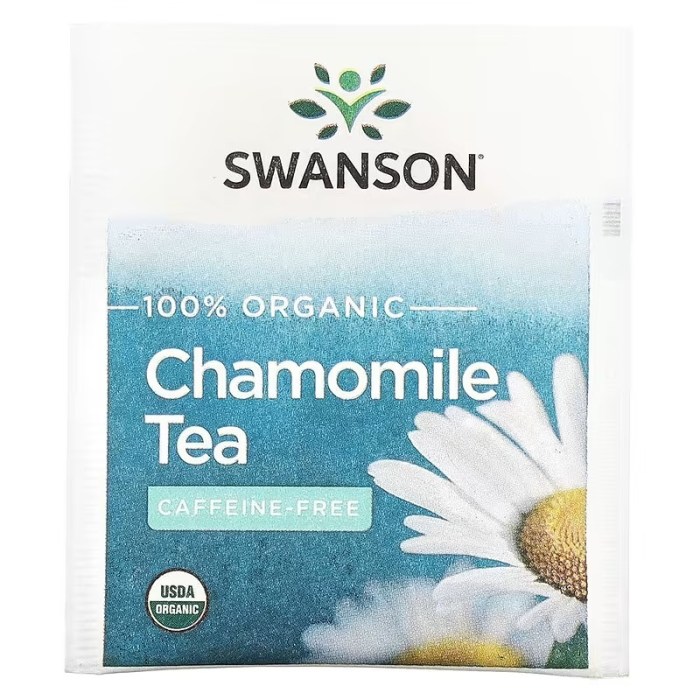 Teh chamomile tanpa kafein