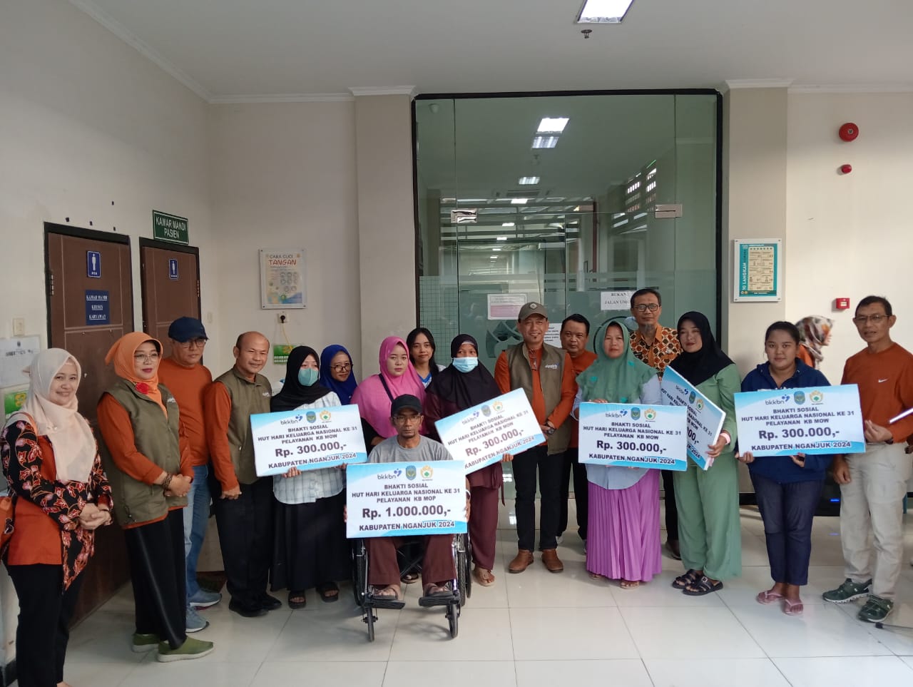 Dinas PPKB Nganjuk Sukses Gelar Bakti Sosial Layanan KB MOW dan MOP, Diikuti Ratusan Peserta