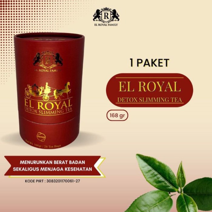 Jual El Royal Detox Slimming Tea - Teh Detox alami 100% Original BPOM ... Jual El Royal Detox Slimming Tea - Teh Detox alami 100% Original BPOM ...