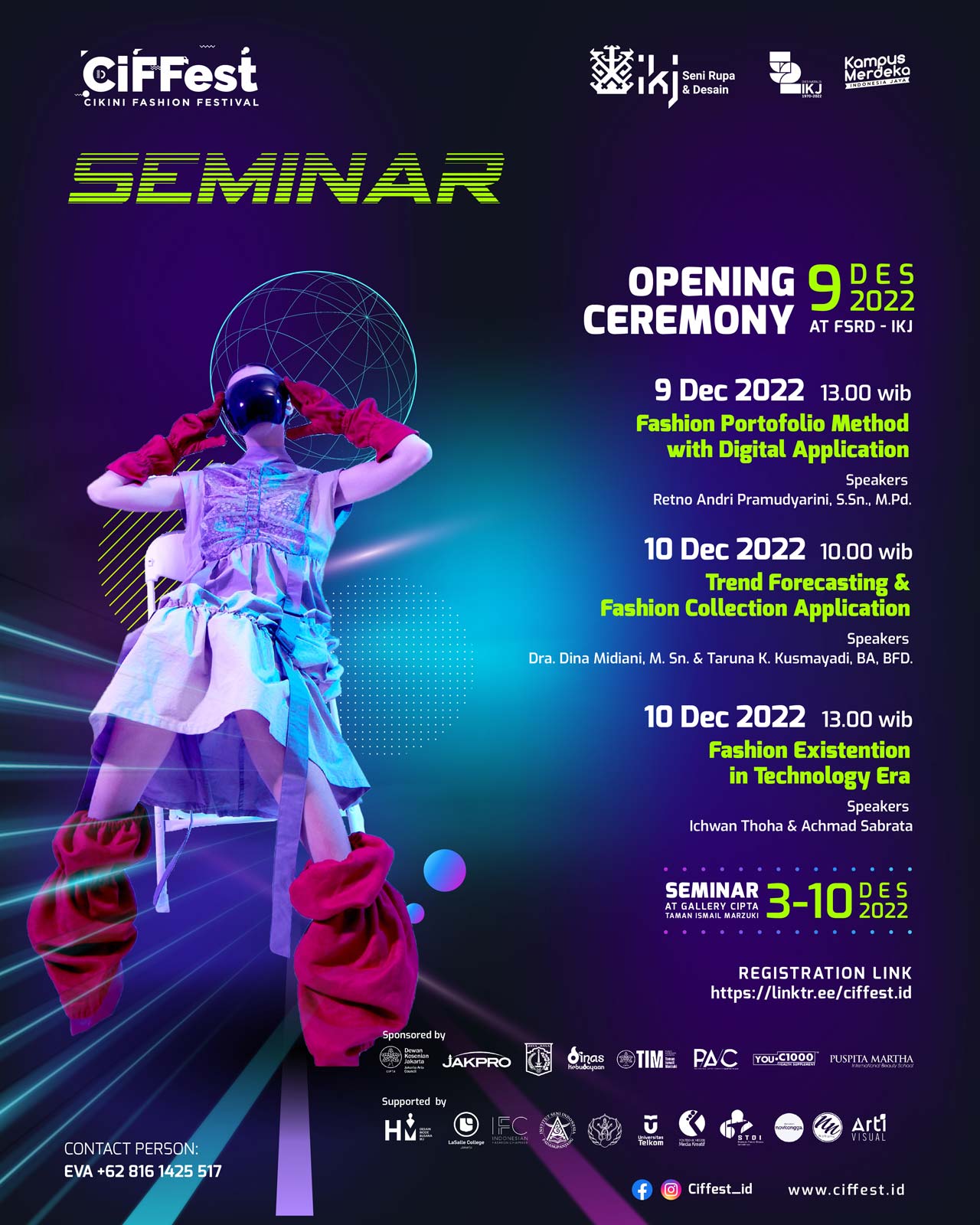 FSRD IKJ Gelar Ciffest 2025, Dorong Kreativitas dan Ekosistem Fashion Nasional