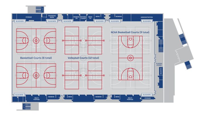 Basketball Court Floor Plan