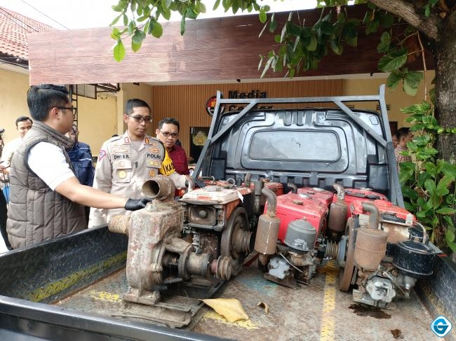 Sempat Kabur Hingga Dua Bulan, Pelaku Pencurian Mesin Diesel Asal Ngronggot Diringkus Polisi - nnews.co.id