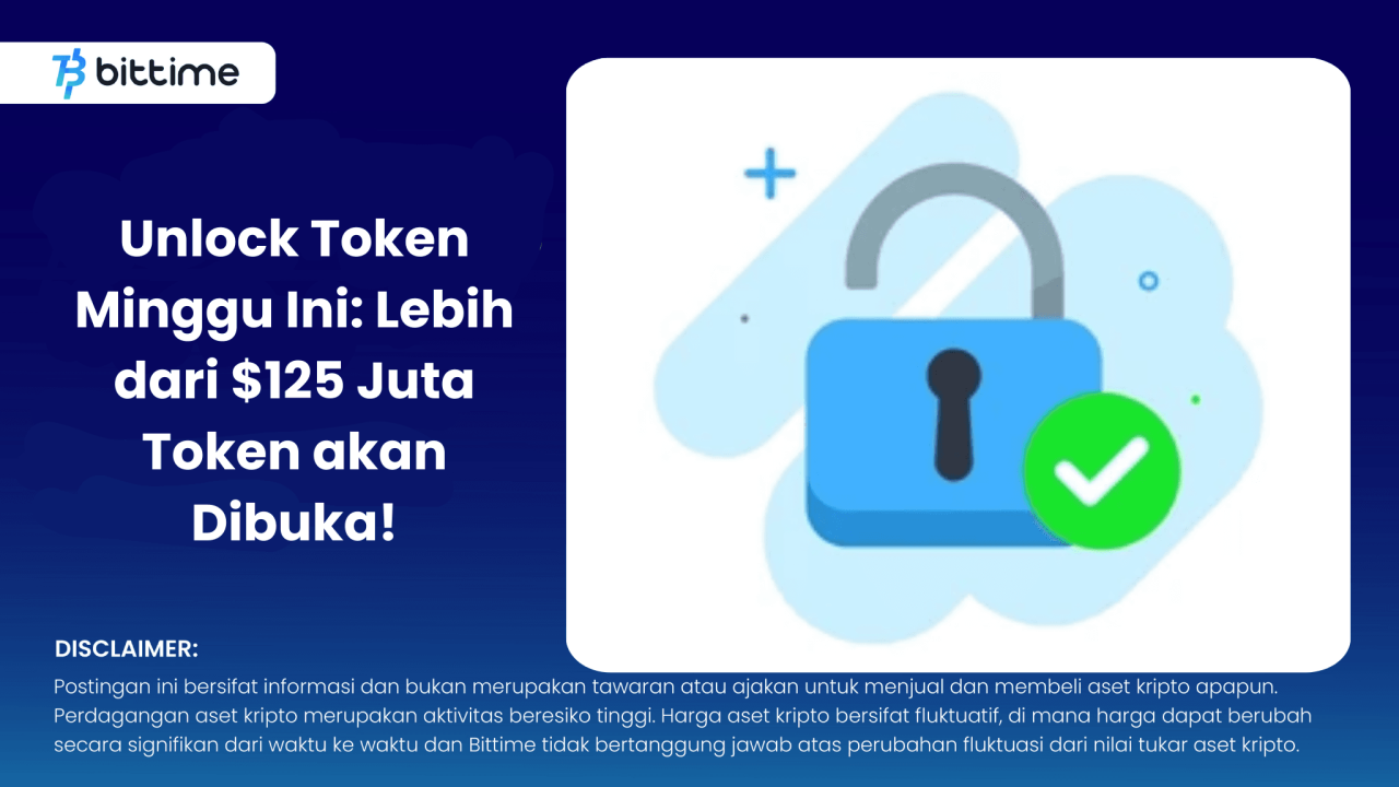 Jadwal Token Unlock Minggu Ini: US6 Juta Siap Mengalir ke Pasar!