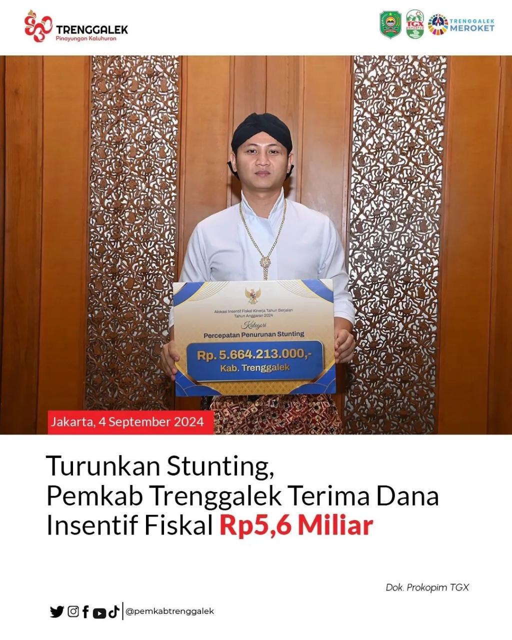 Pemkab Nganjuk Raih Insentif Fiskal Rp5,6 Miliar atas Keberhasilan Tekan Stunting, Kang Marhaen Puas Pemkab Nganjuk Raih Insentif Fiskal Rp5,6 Miliar atas Keberhasilan Tekan Stunting, Kang Marhaen Puas