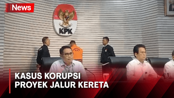 Kasus Korupsi Jalur Kereta Api Medan, KPK Tahan 2 Tersangka.