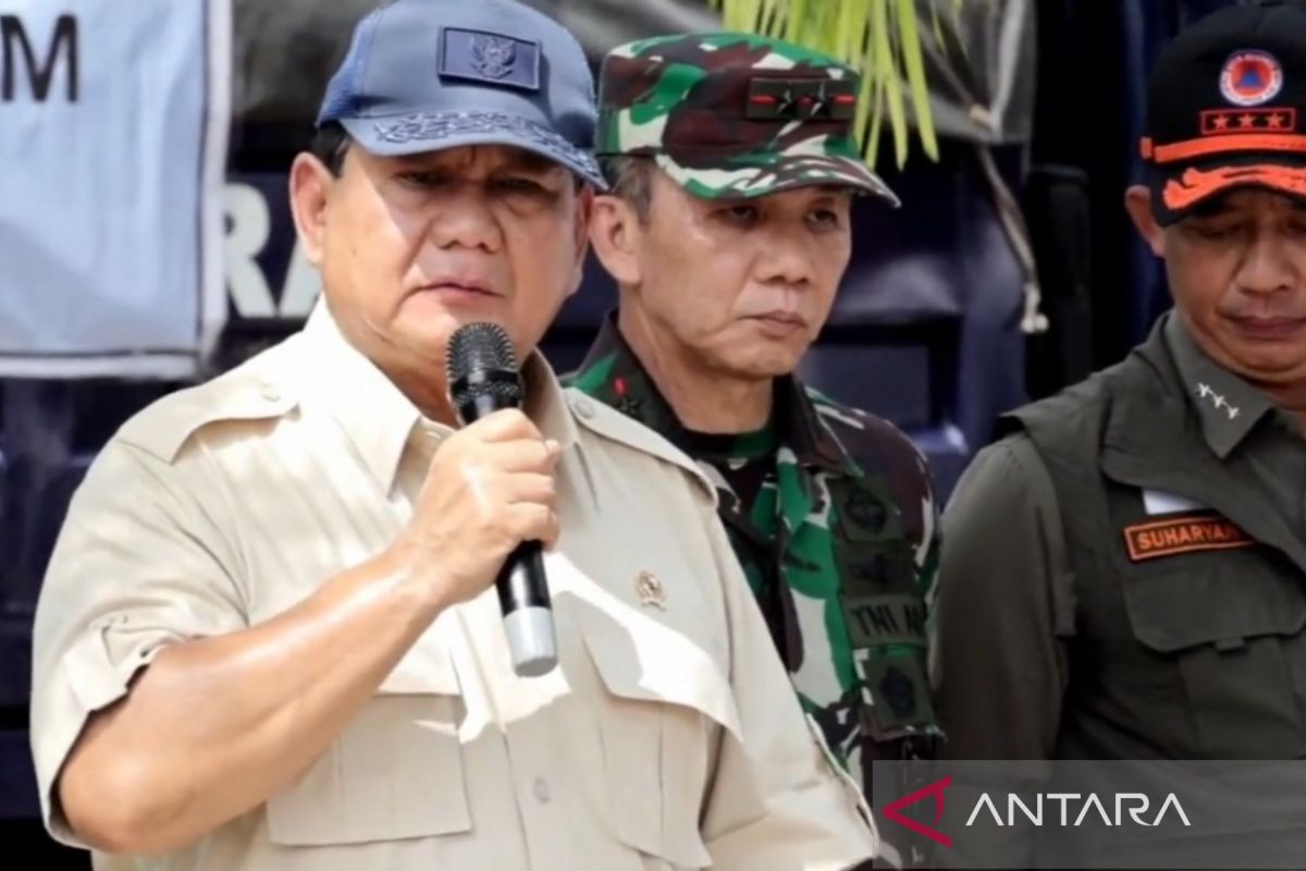 Prabowo Siapkan Anggaran untuk Penanganan Bencana Aceh, Sumut, dan Sumbar