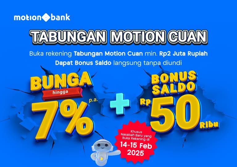 Saatnya Cuan! Buka RDN MNC Bank di MotionTrade & Dapatkan Bonus Sultan Rp50.000